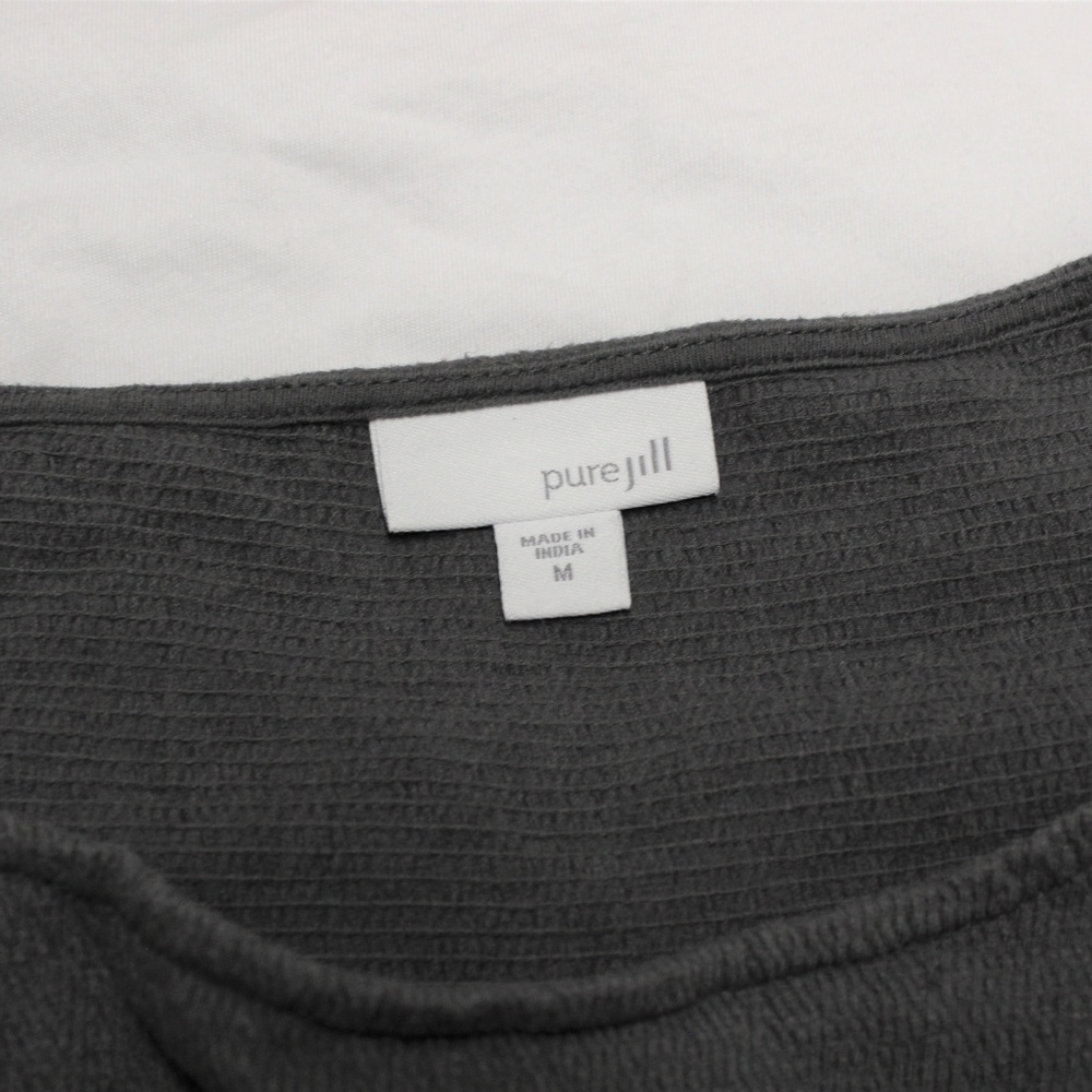 Pure Jill Gray Womens Medium Tunic Lagenlook - Picture 5 of 6
